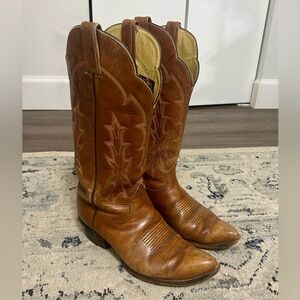 Tony Lama Vintage Tan Western Boots